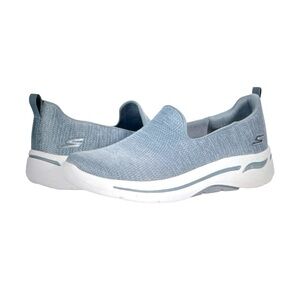 Skechers Go Walk Arch Fit Unlimited Time Slip-On Shoe Gray